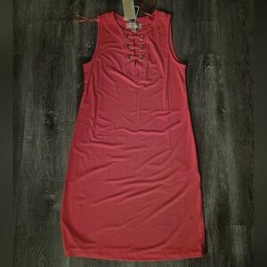 Michael Kors Red Sleeveless Dress